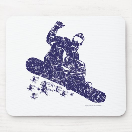 Tapis De Souris Snow-Boarder (Devant)