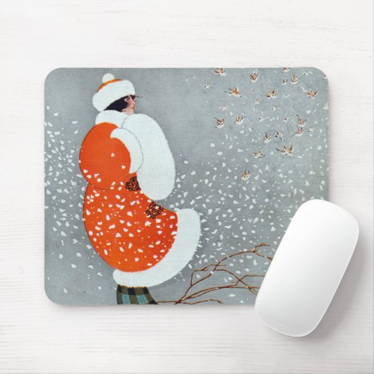 Tapis De Souris Snow Buntings - Will Hammell (Avec souris)