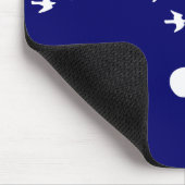 Tapis De Souris snowboard. board avec oiseaux. (Coin)