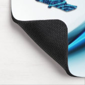 Tapis De Souris Snowboard Design Souris Panier (Coin)