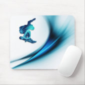 Tapis De Souris Snowboard Design Souris Panier (Avec souris)
