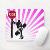 Tapis De Souris snowboard... direction ? (Avec souris)