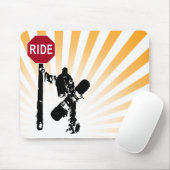 Tapis De Souris snowboard... direction ? (Avec souris)