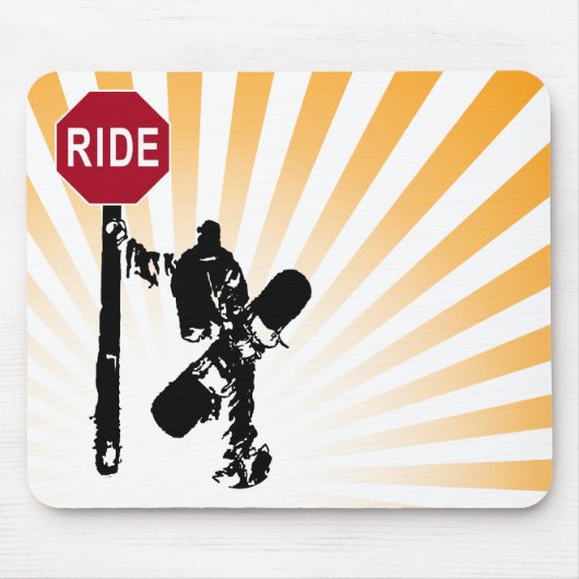 Tapis De Souris snowboard... direction ? (Devant)
