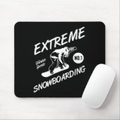 Tapis De Souris Snowboard Extreme Snowboard Sports d'hiver Sno (Avec souris)