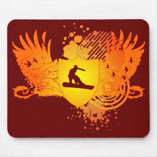 Tapis De Souris snowboard hi-fi. (Devant)