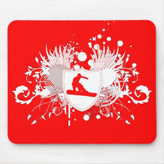 Tapis De Souris snowboard hi-fi. (Devant)