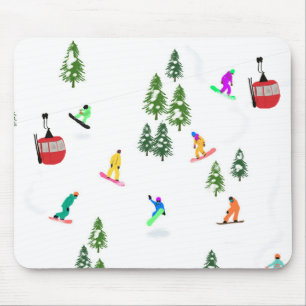 Tapis De Souris Snowboard moderne Snowboard