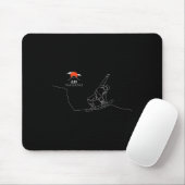 Tapis De Souris Snowboard Nagano  (Avec souris)
