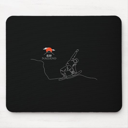 Tapis De Souris Snowboard Nagano  (Devant)