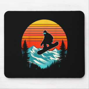 Tapis De Souris Snowboard Retro Snowboard Snowboard Extreme S