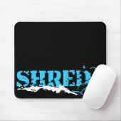 Tapis De Souris snowboard. shred. (Avec souris)
