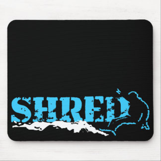 Tapis De Souris snowboard. shred.