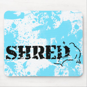Tapis De Souris snowboard. shred.