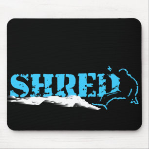 Tapis De Souris snowboard. shred.