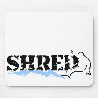 Tapis De Souris snowboard. shred.