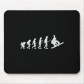 Tapis De Souris Snowboard Ski Snowboard Hiver Amusant Evolu (Devant)