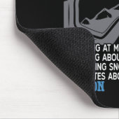 Tapis De Souris Snowboard Snowboard Bacon 5 choses que j'aime Almo (Coin)