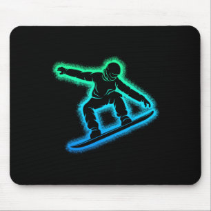 Tapis De Souris Snowboard Snowboard Boys Kids Mens
