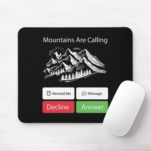 Tapis De Souris Snowboard Snowboard Mobile Phone Display Mounta (Avec souris)