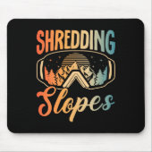 Tapis De Souris Snowboard Snowboard Outfit Shredresse Pistes Sno (Devant)