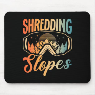 Tapis De Souris Snowboard Snowboard Outfit Shredresse Pistes Sno