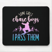 Tapis De Souris Snowboard Snowboard Quelques Filles Chase Boys I P (Devant)