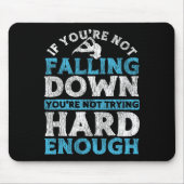 Tapis De Souris Snowboard Snowboard Si vous ne tombez pas (Devant)