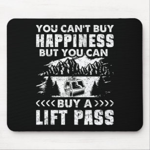 Tapis De Souris Snowboard Snowboard Ski Lift Vintage Vous ne pouve