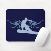 Tapis De Souris snowboard tribal. (Avec souris)