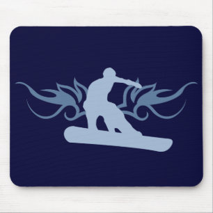 Tapis De Souris snowboard tribal.