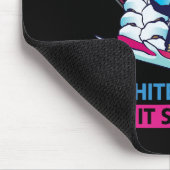 Tapis De Souris Snowboard White Powder Retro 90s 80s Snowboard (Coin)