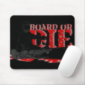 Tapis De Souris snowboardBOARD ou die (Avec souris)