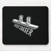 Tapis De Souris Snowboarder en poudre Chaser Drôle Snowboard enfan (Devant)