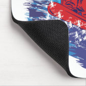 Tapis De Souris Snowboardeur cool (Coin)