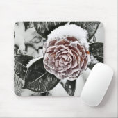 Tapis De Souris Snowed Froid Rose Dessin Souris (Avec souris)
