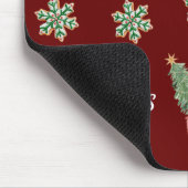 Tapis De Souris Snowflake Noël Souris Pad (Coin)