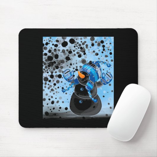 Tapis De Souris Snowman  (Avec souris)