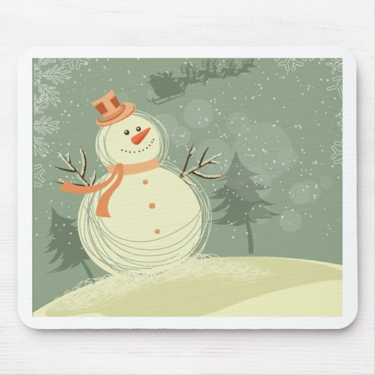 Tapis De Souris Snowman (Devant)