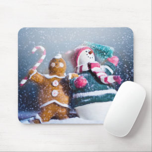 Tapis De Souris Snowman and gingerbread