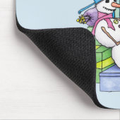 Tapis De Souris Snowman chahut sur les cadeaux (Coin)