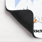 Tapis De Souris Snowman dans le besoin (Coin)