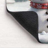 Tapis De Souris Snowman Fondu Sur Flotte De Glace Avec Panneau D'A (Coin)