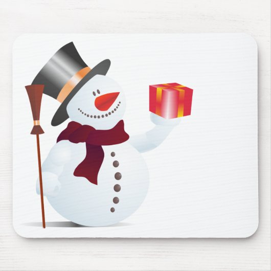 Tapis De Souris Snowman for Christmas / X-mas (Devant)