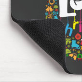 Tapis De Souris Snowman Love Décorations de Noël (Coin)