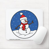 Tapis De Souris Snowman Mousepad (Avec souris)