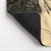 Tapis De Souris Snowman Photo Mousepad (Coin)