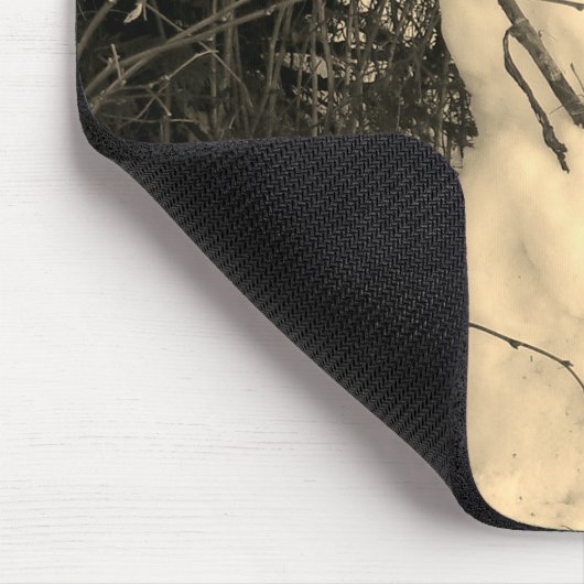 Tapis De Souris Snowman Photo Mousepad (Coin)
