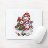 Tapis De Souris Snowman Souse Pad (Avec souris)