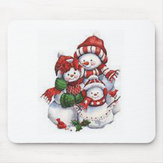 Tapis De Souris Snowman Souse Pad (Devant)
